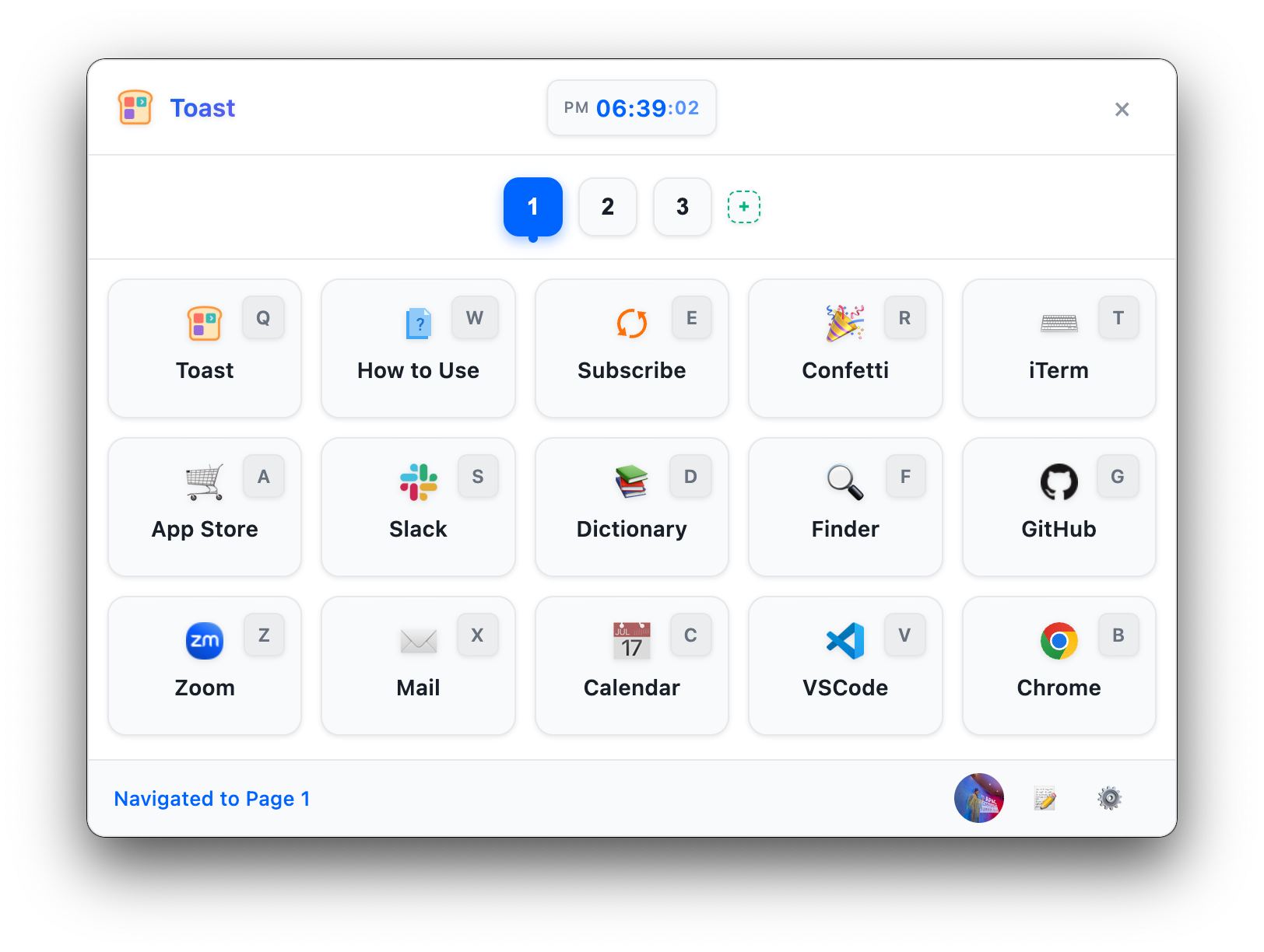 Toast App Screenshot